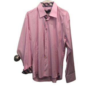 Pink Maceoo dress shirt